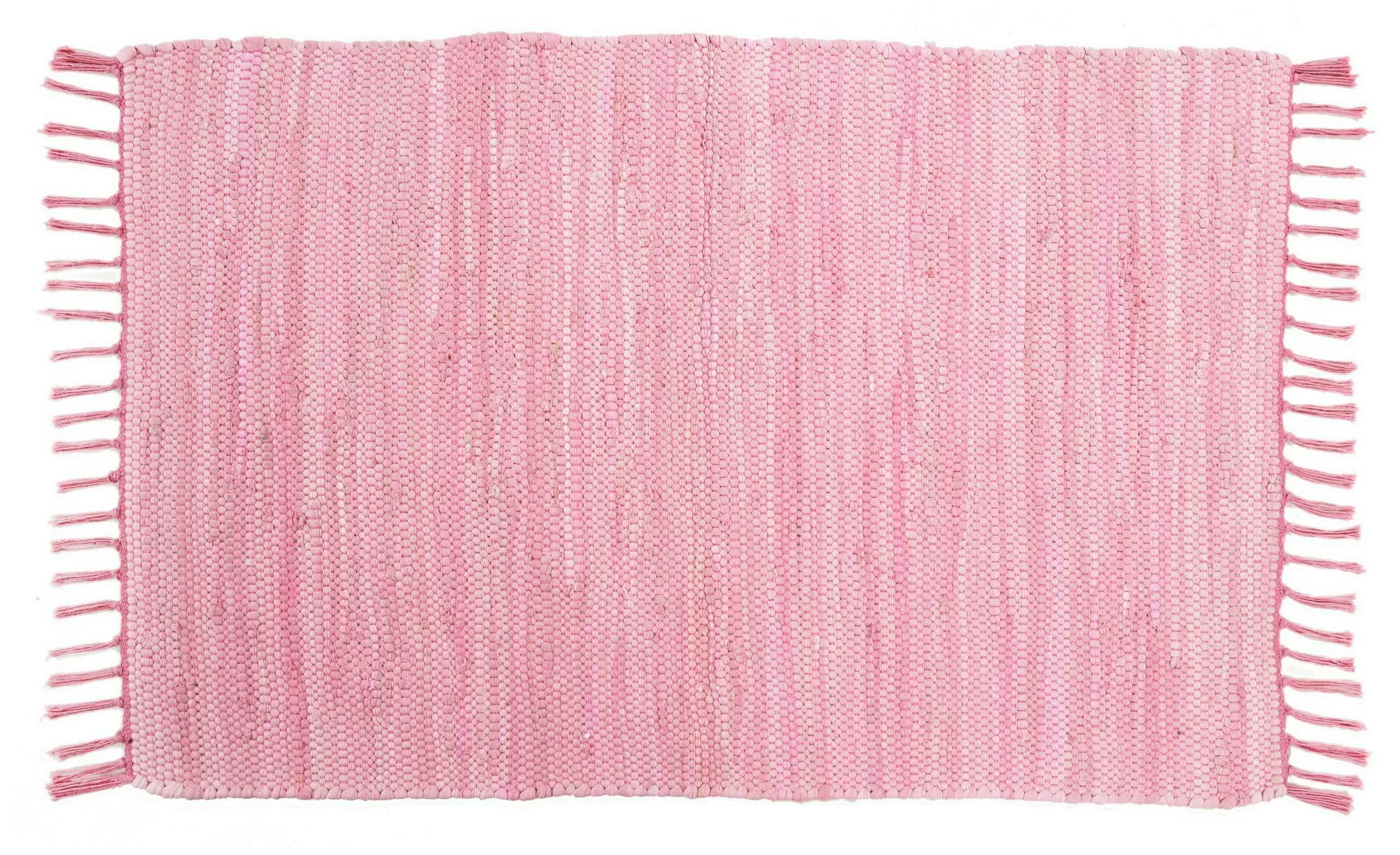 THEKO Teppich  Happy Co ¦ rosa/pink ¦ Baumwolle ¦ Maße (cm): B: 40 H: 0,5 T günstig online kaufen