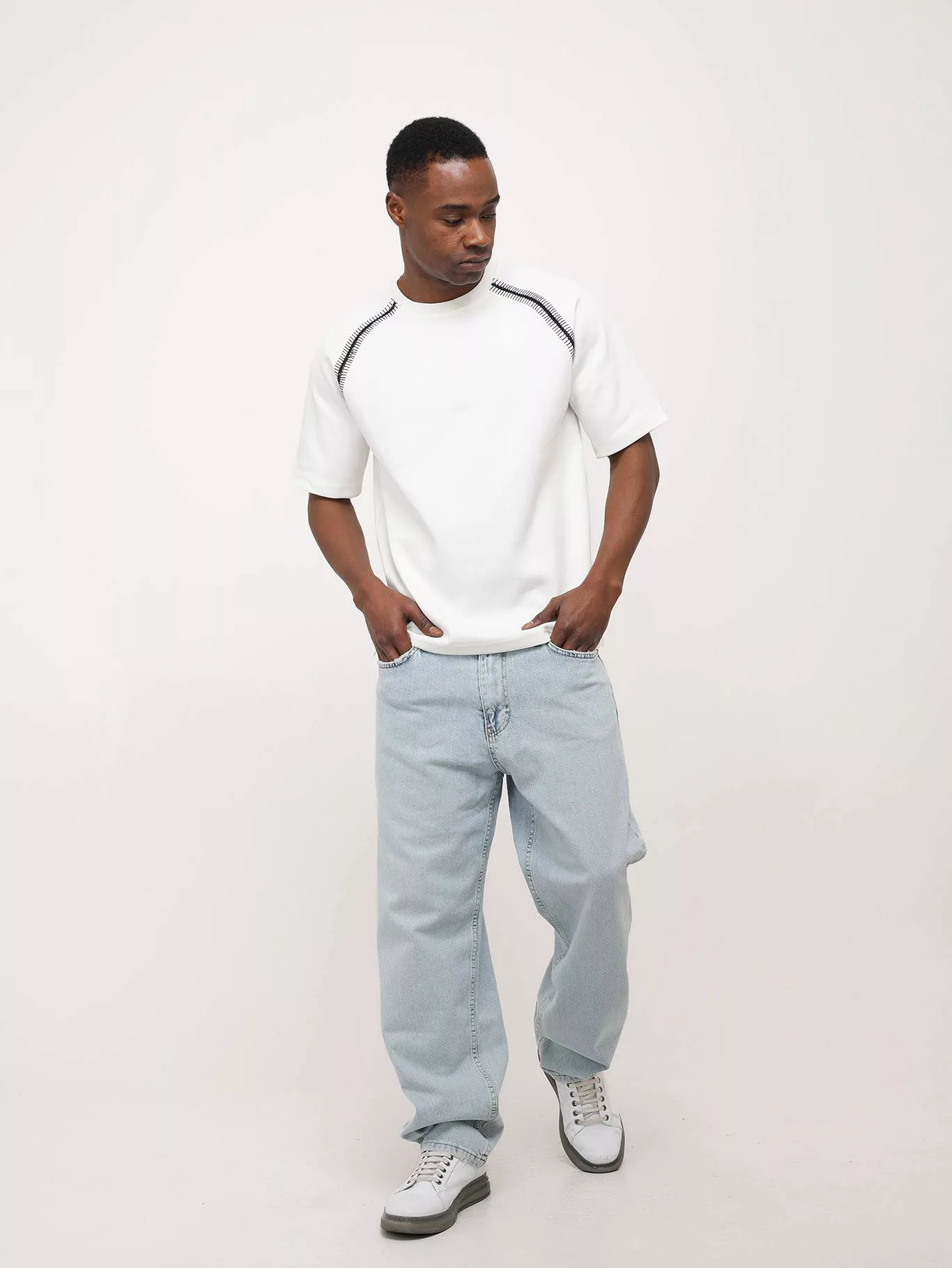 Denim House T-Shirt Lässiges Herren Regular günstig online kaufen