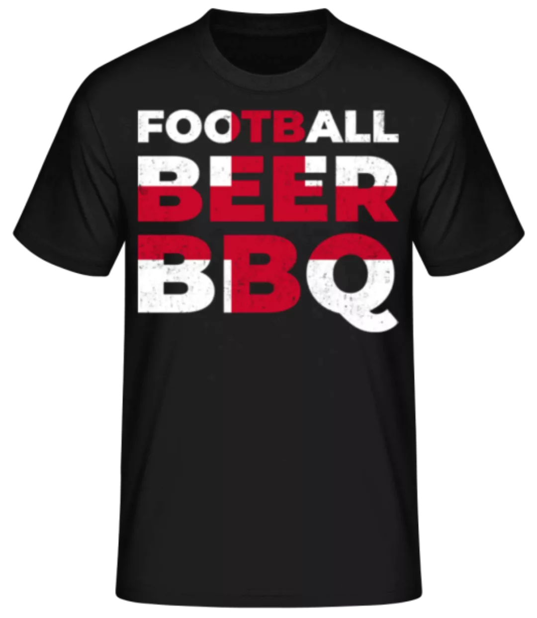 Football Beer BBQ · Männer Basic T-Shirt günstig online kaufen