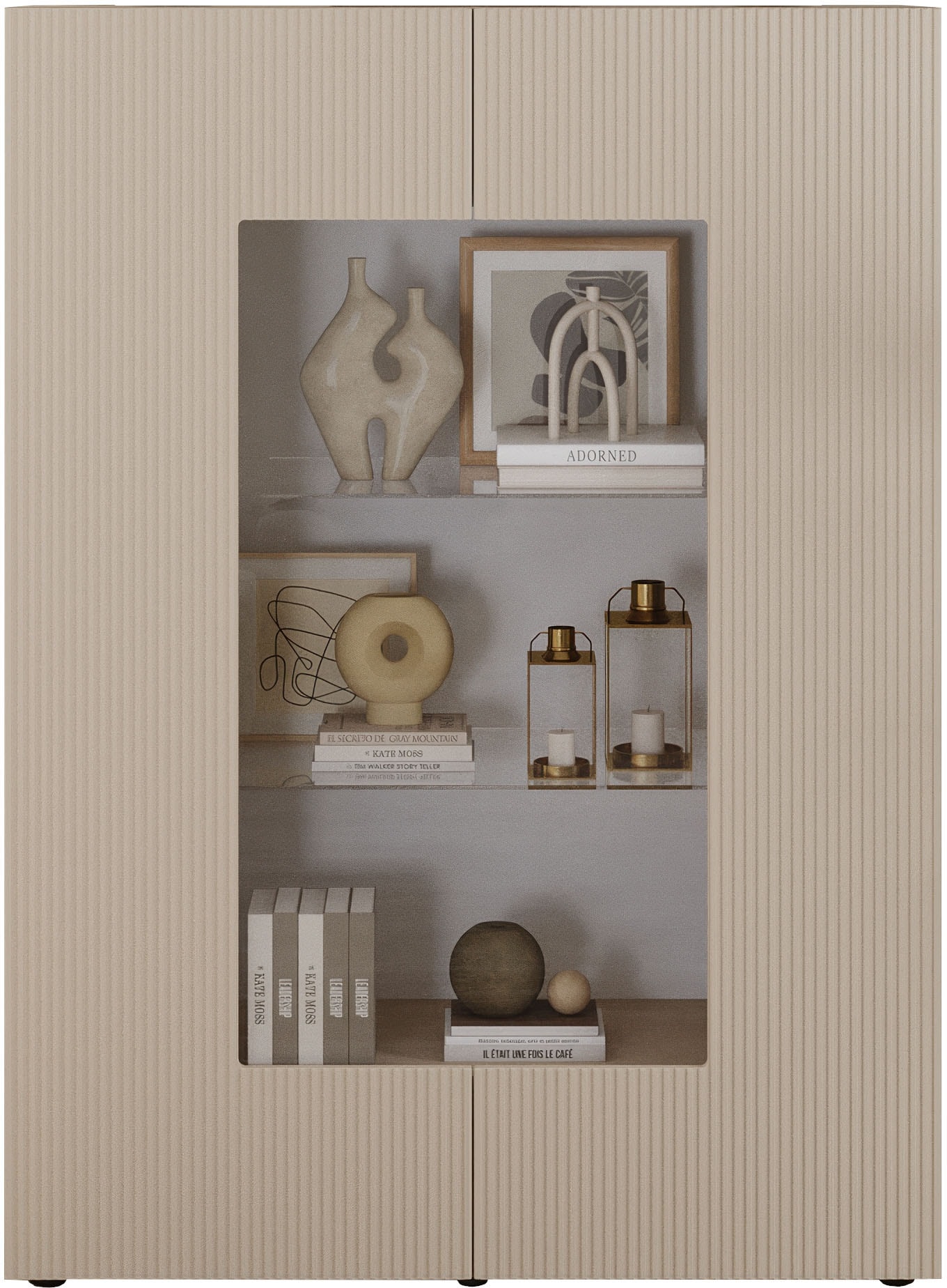 INOSIGN Vitrine "RIO, Höhe 166 cm, Hochschrank mit 2 Türen, Anrichte, Stand günstig online kaufen