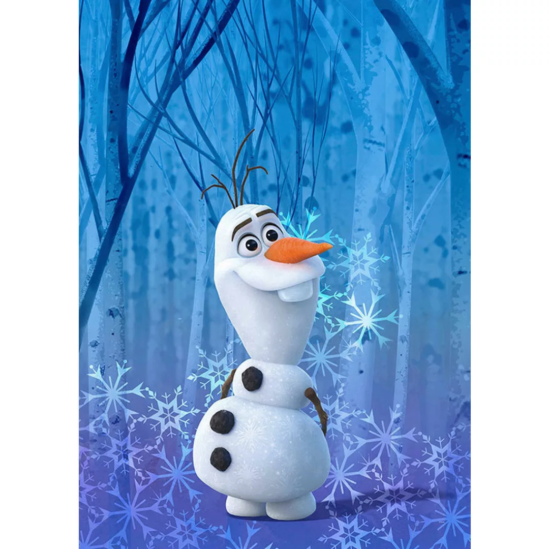 KOMAR Wandbild - Frozen Olaf Crystal - Größe: 50 x 70 cm mehrfarbig Gr. one günstig online kaufen