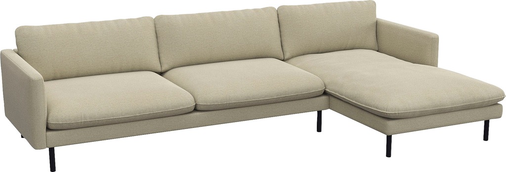 FLEXLUX Ecksofa "Bolzano, elegant und bequem, L-Form", Sitzaufbau mit Kalts günstig online kaufen