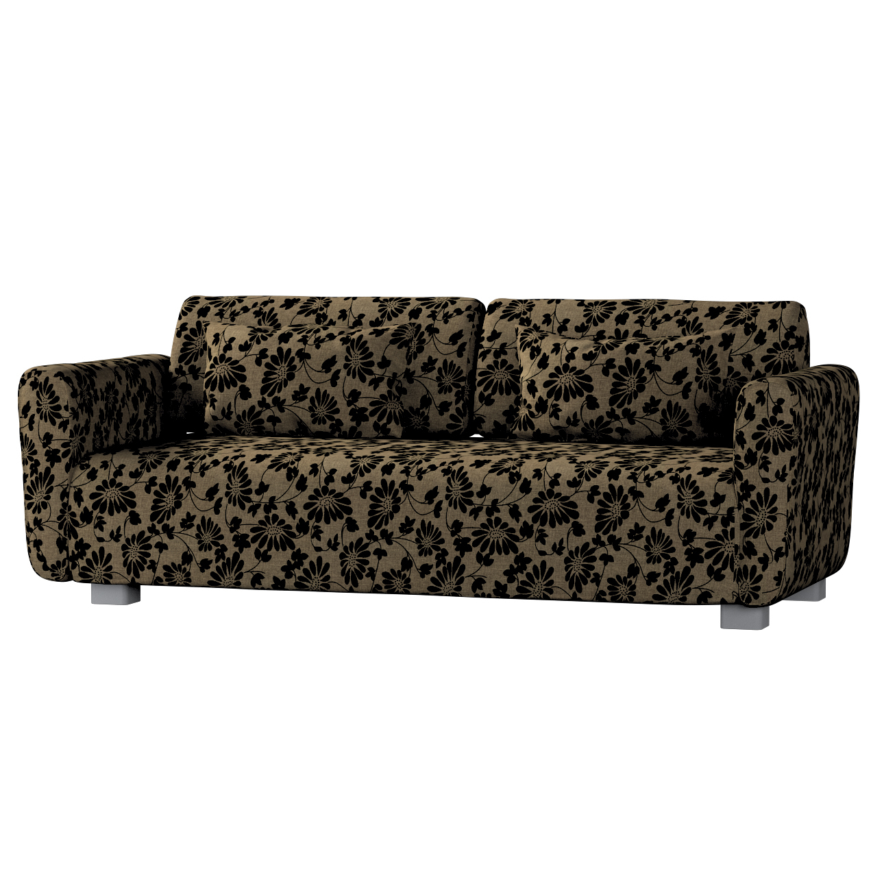 Bezug für Mysinge 2-Sitzer Sofa, beige-schwarz, Sofabezug Mysinge 2-Sitzer, günstig online kaufen