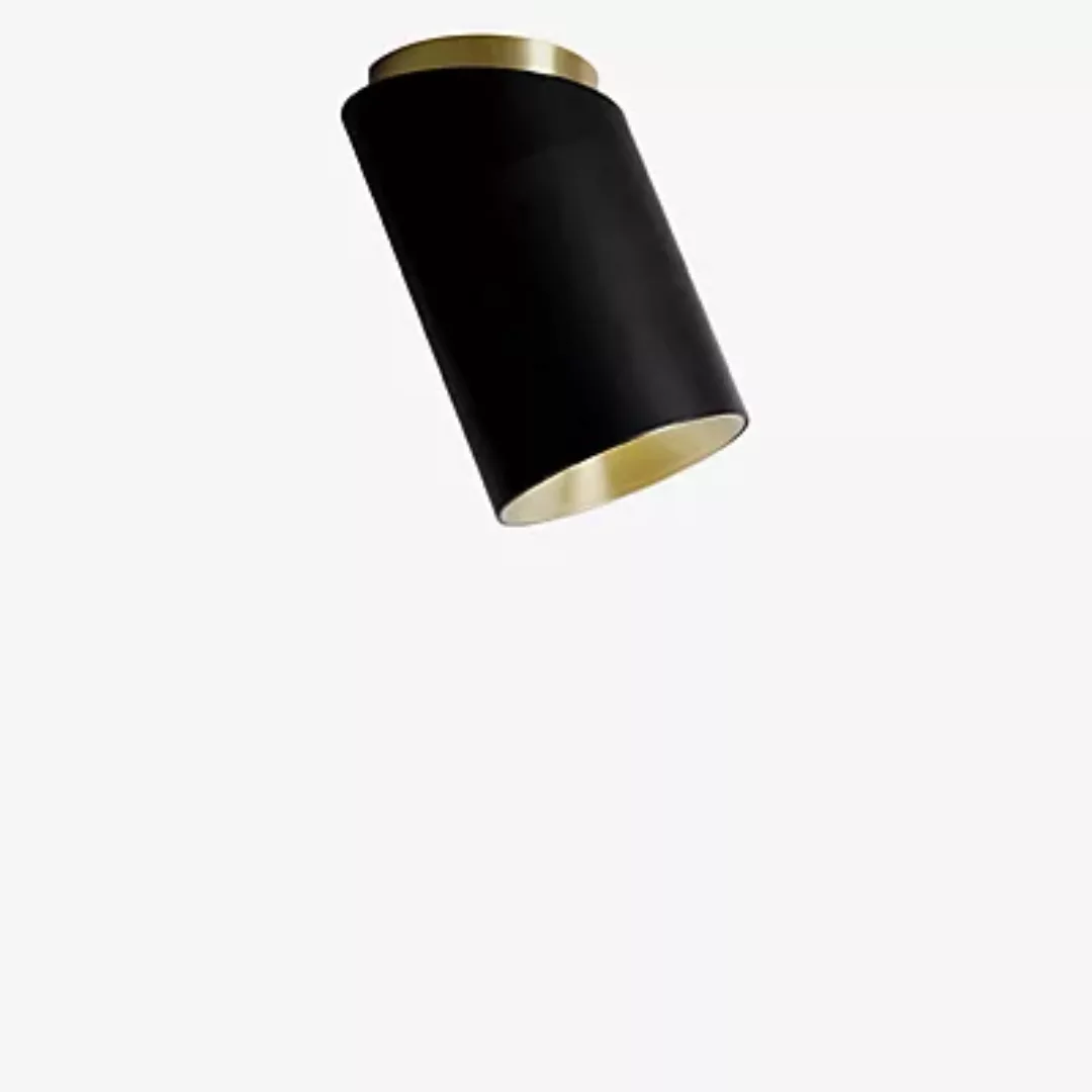 DCW Tobo Diag Deckenleuchte, schwarz/Messing - 8,5 cm günstig online kaufen