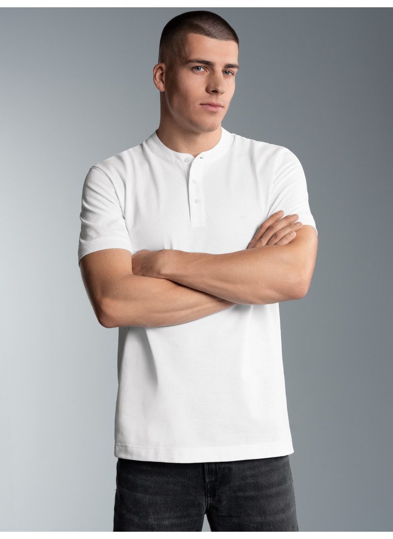 Trigema Poloshirt "TRIGEMA Poloshirt mit Stehkragen", (1 tlg.) günstig online kaufen
