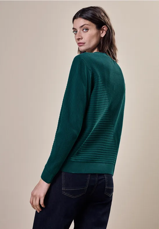 Cecil Strickpullover, mit Kontrastdetails günstig online kaufen