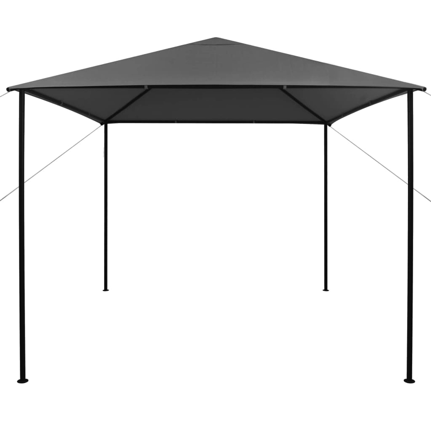 Pavillon 3x3 M Anthrazit Stoff Und Stahl 180 G/m² günstig online kaufen