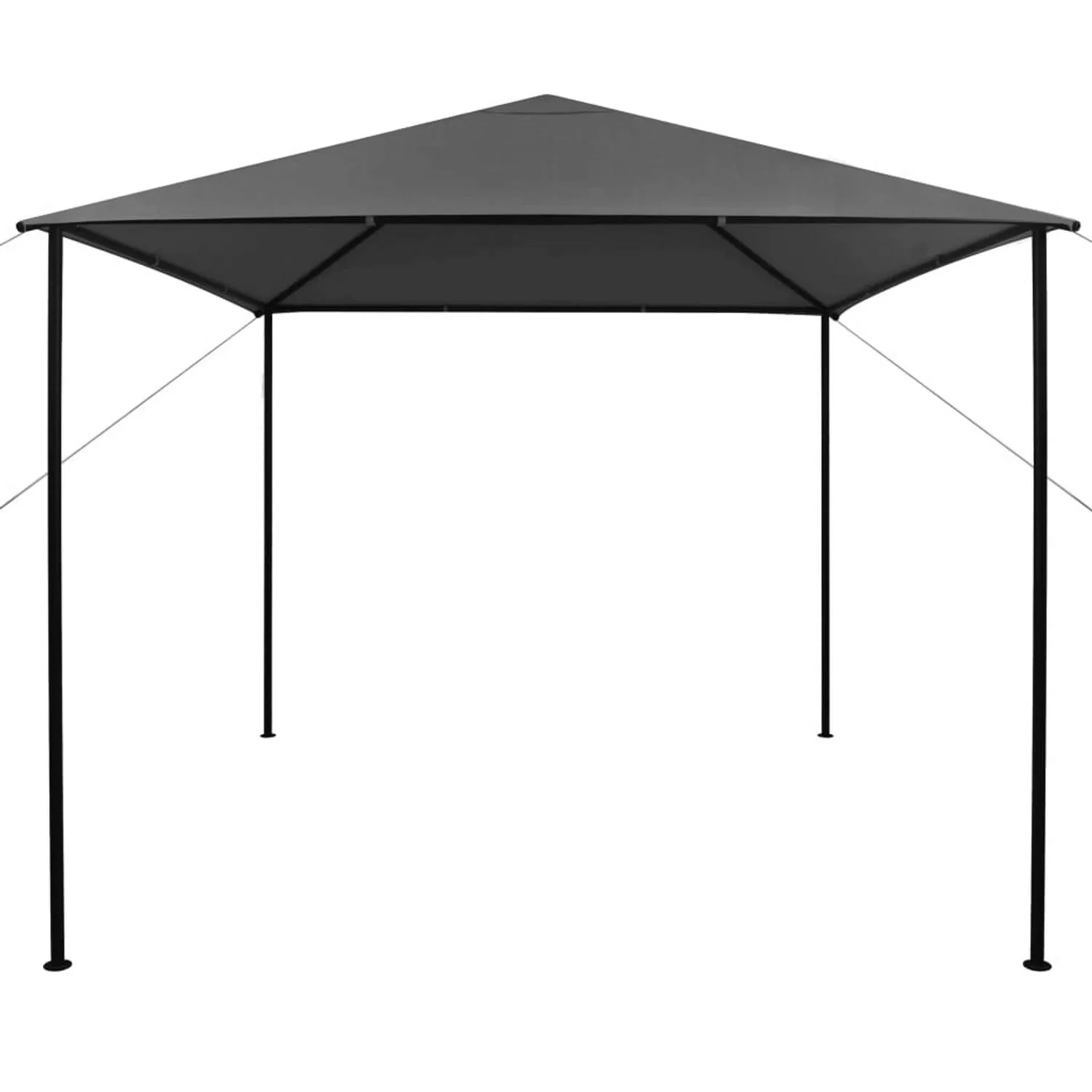 Pavillon 3x3 M Anthrazit Stoff Und Stahl 180 G/m² günstig online kaufen