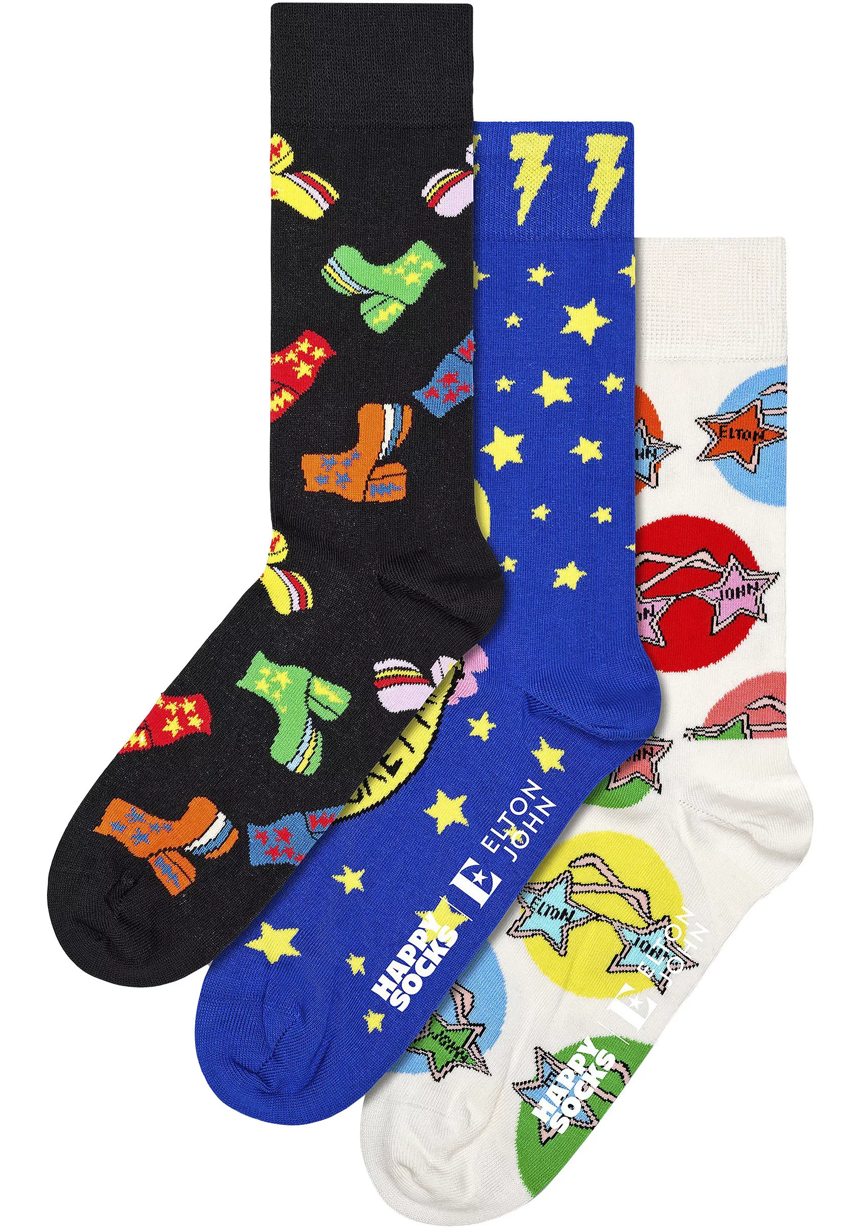 Happy Socks Socken, (Box, 3 Paar), Elton John Gift Set günstig online kaufen