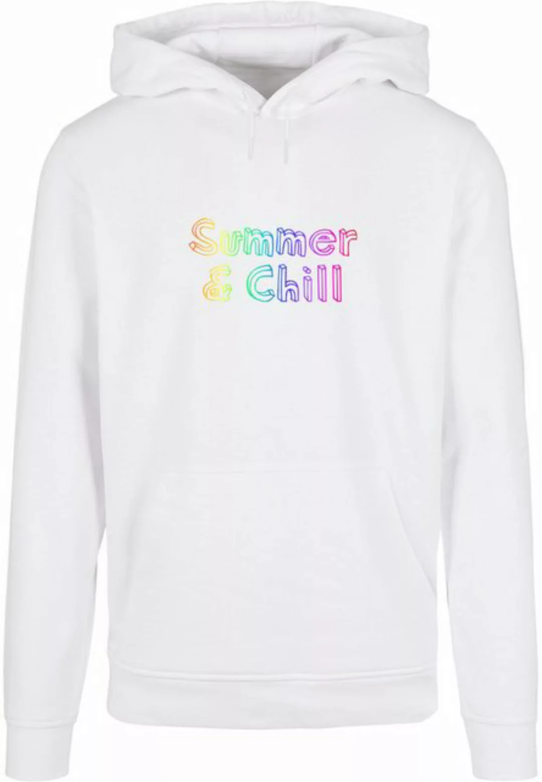 Merchcode Kapuzensweatshirt Merchcode Herren Summer And Chill Rainbow Basic günstig online kaufen