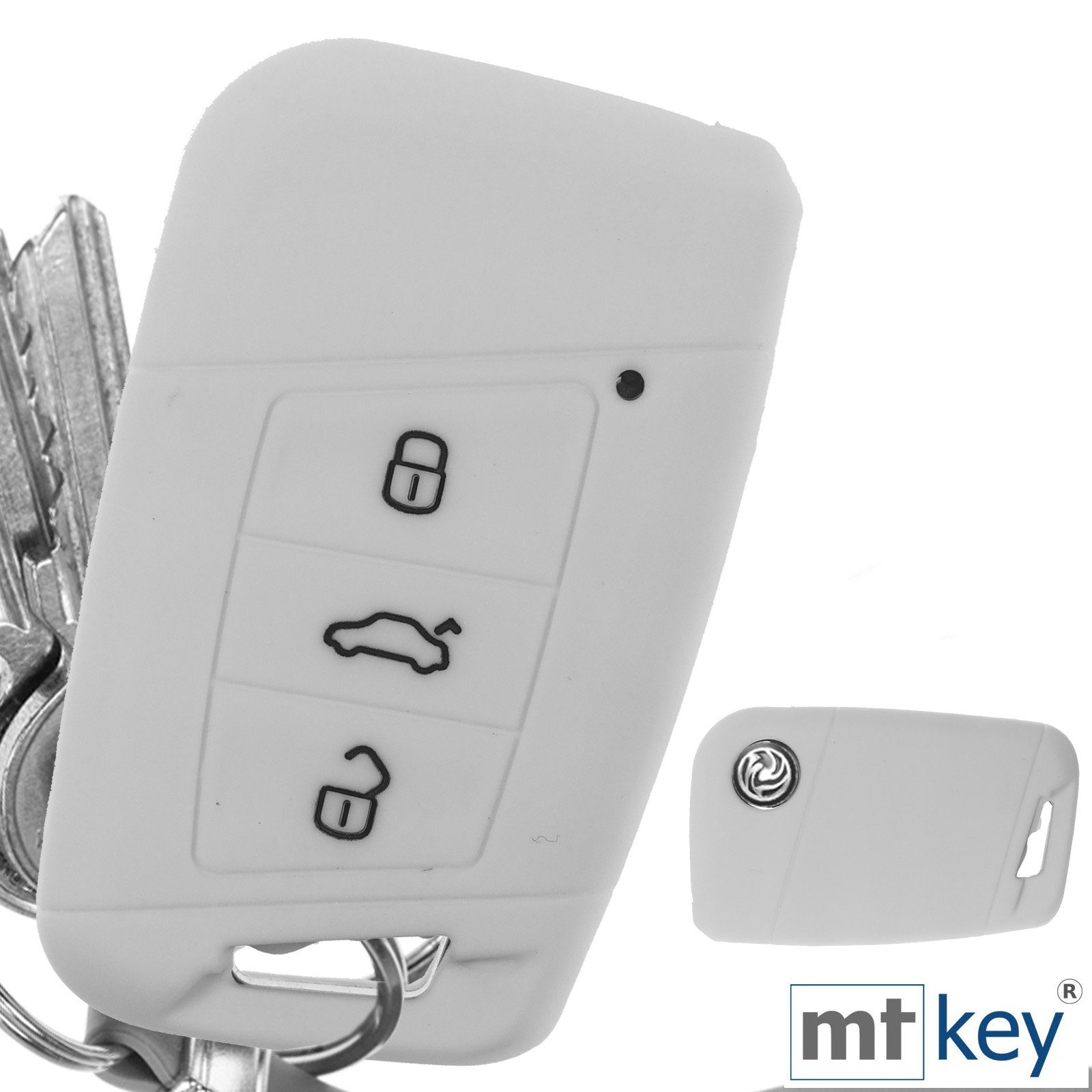 mt-key Schlüsseltasche Autoschlüssel Softcase Silikon Schutzhülle günstig online kaufen