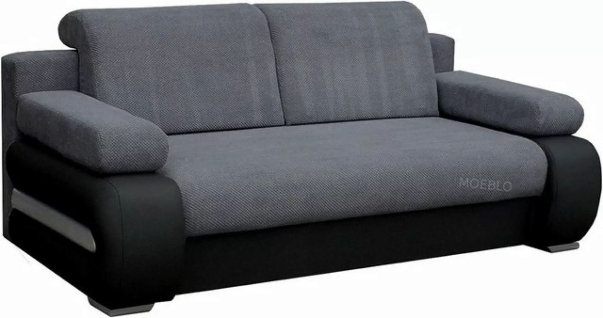 MOEBLO Schlafsofa York, Couch für Wohnzimmer, Sofagarnitur Polstersofa Wohn günstig online kaufen