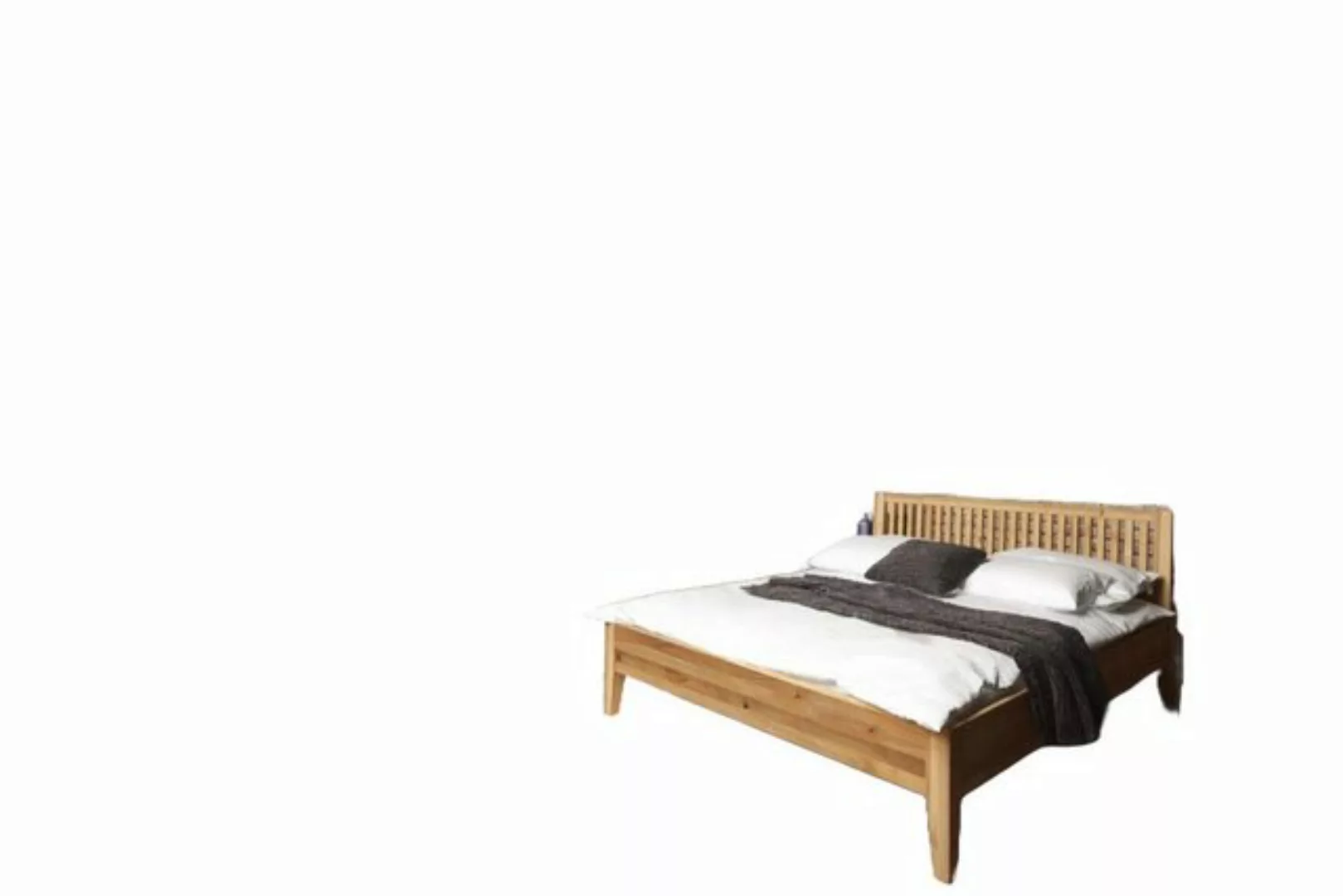 Natur24 Einzelbett Bett Sydo 1 Kernbuche massiv 100x200cm mit Holzkopfteil günstig online kaufen