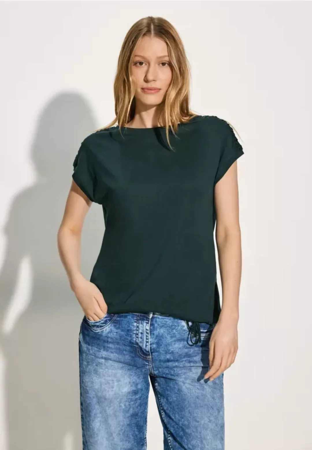 T-Shirt mit Knotendetail günstig online kaufen