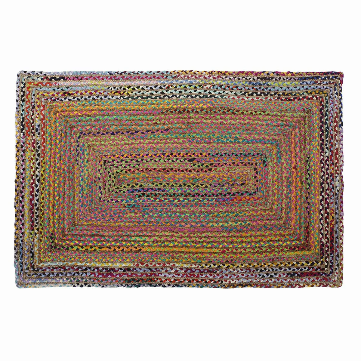 Teppich Dkd Home Decor Braun Bunt Jute Baumwolle (200 X 290 X 1 Cm) günstig online kaufen