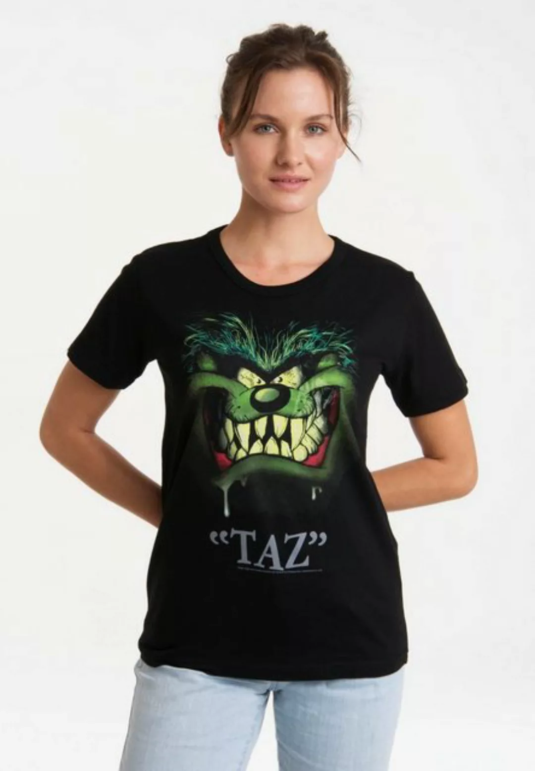 LOGOSHIRT T-Shirt Looney Tunes - Taz Portrait mit lizenziertem Print günstig online kaufen
