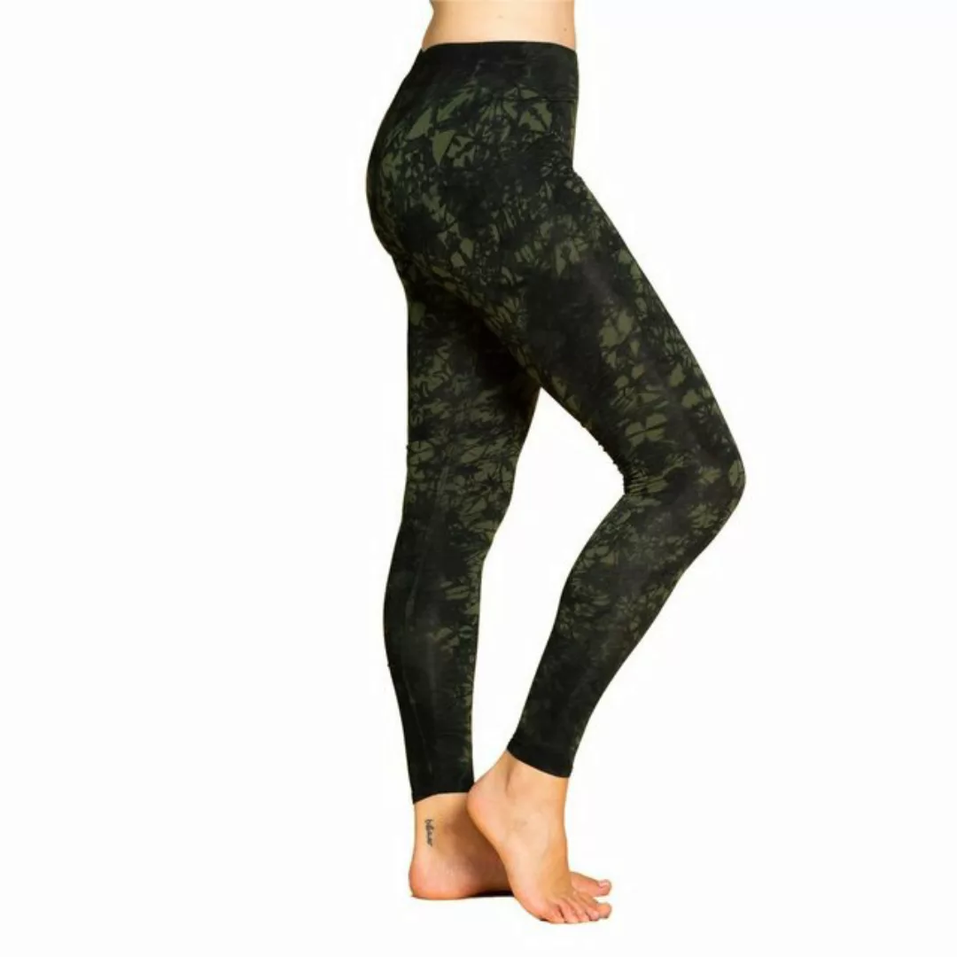 PANASIAM Leggings Unikat Batik Leggings 'Dschungel' aus natürlicher Viskose günstig online kaufen