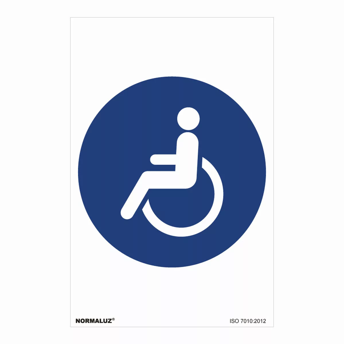 Schild Normaluz Uso Obligatorio Discapacitado Pvc (30 X 40 Cm) günstig online kaufen