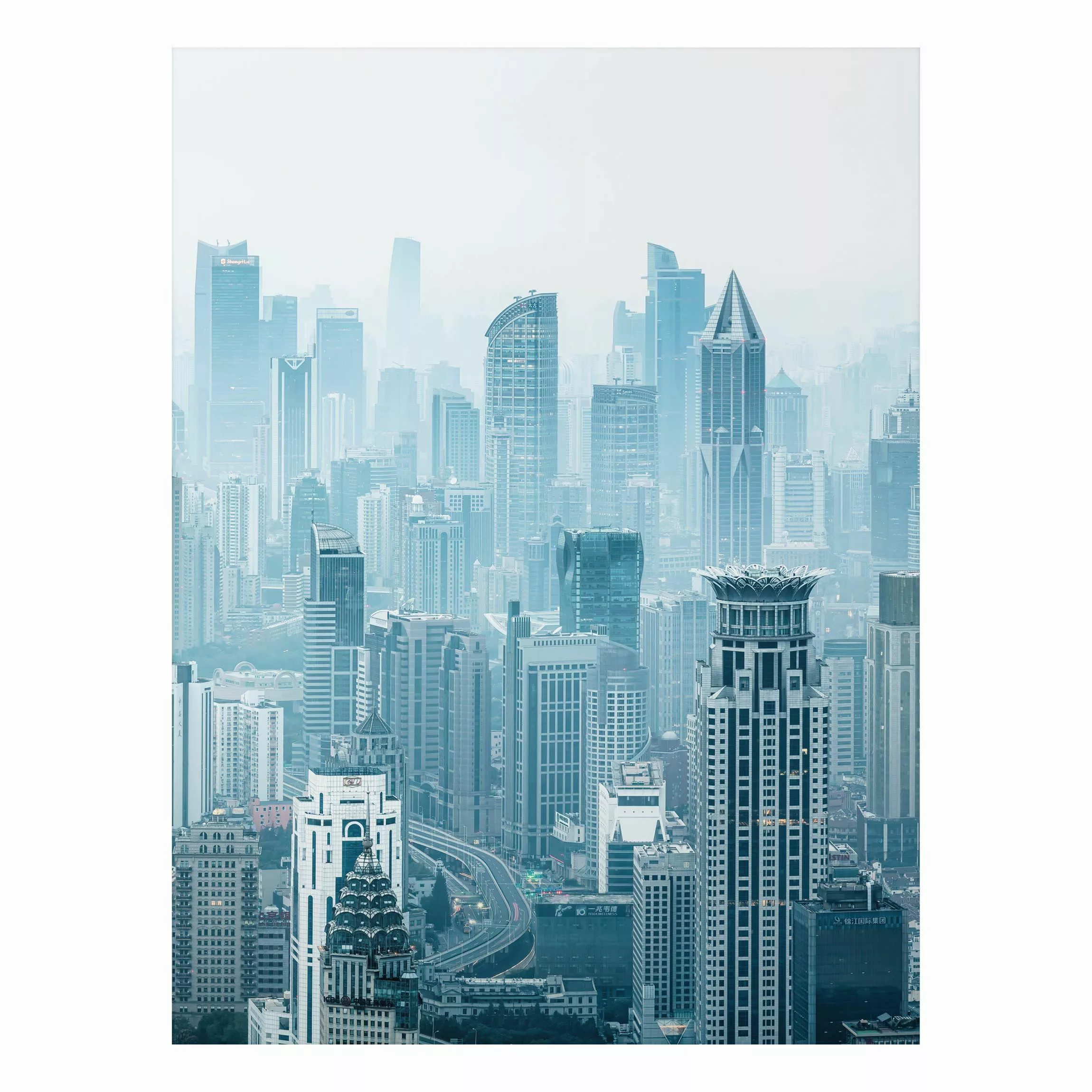 Alu-Dibond Bild Kühles Shanghai günstig online kaufen