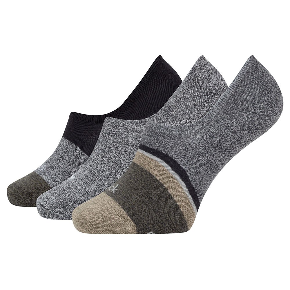 Calvin Klein Sustainable Flat Knit Liner Ben Socken 3 Paare One Size Green günstig online kaufen