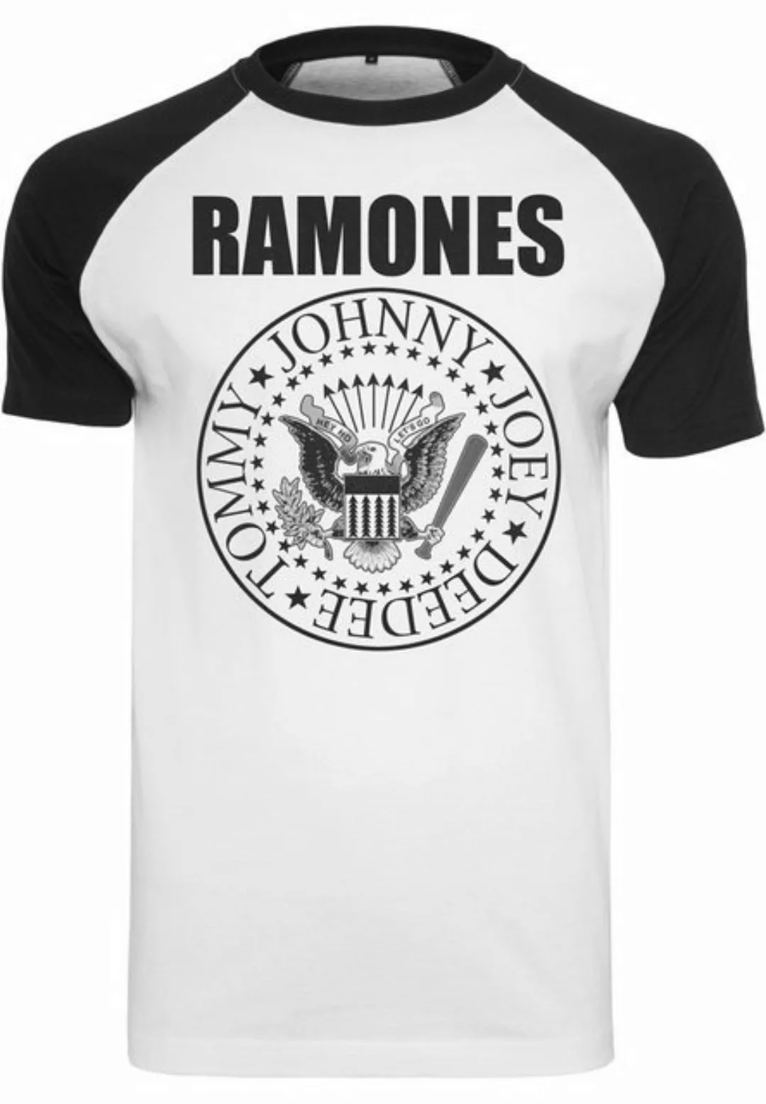 Merchcode T-Shirt Merchcode Herren Ramones Circle Raglan Tee (1-tlg) günstig online kaufen