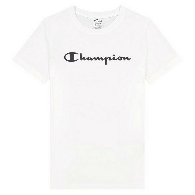 Champion T-Shirt Damen Kurzarm-T-Shirt Champion Big Script Logo günstig online kaufen