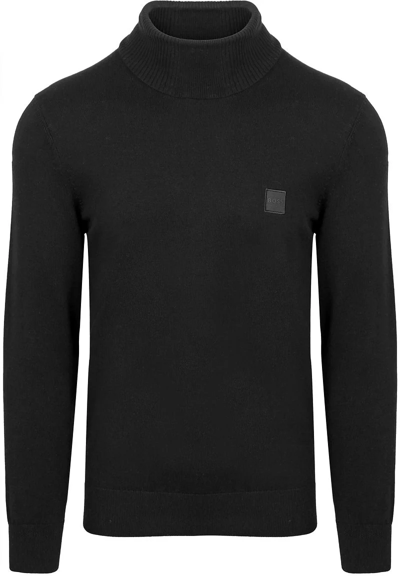 BOSS Rollkragenpullover Akiro Schwarz - Größe M günstig online kaufen