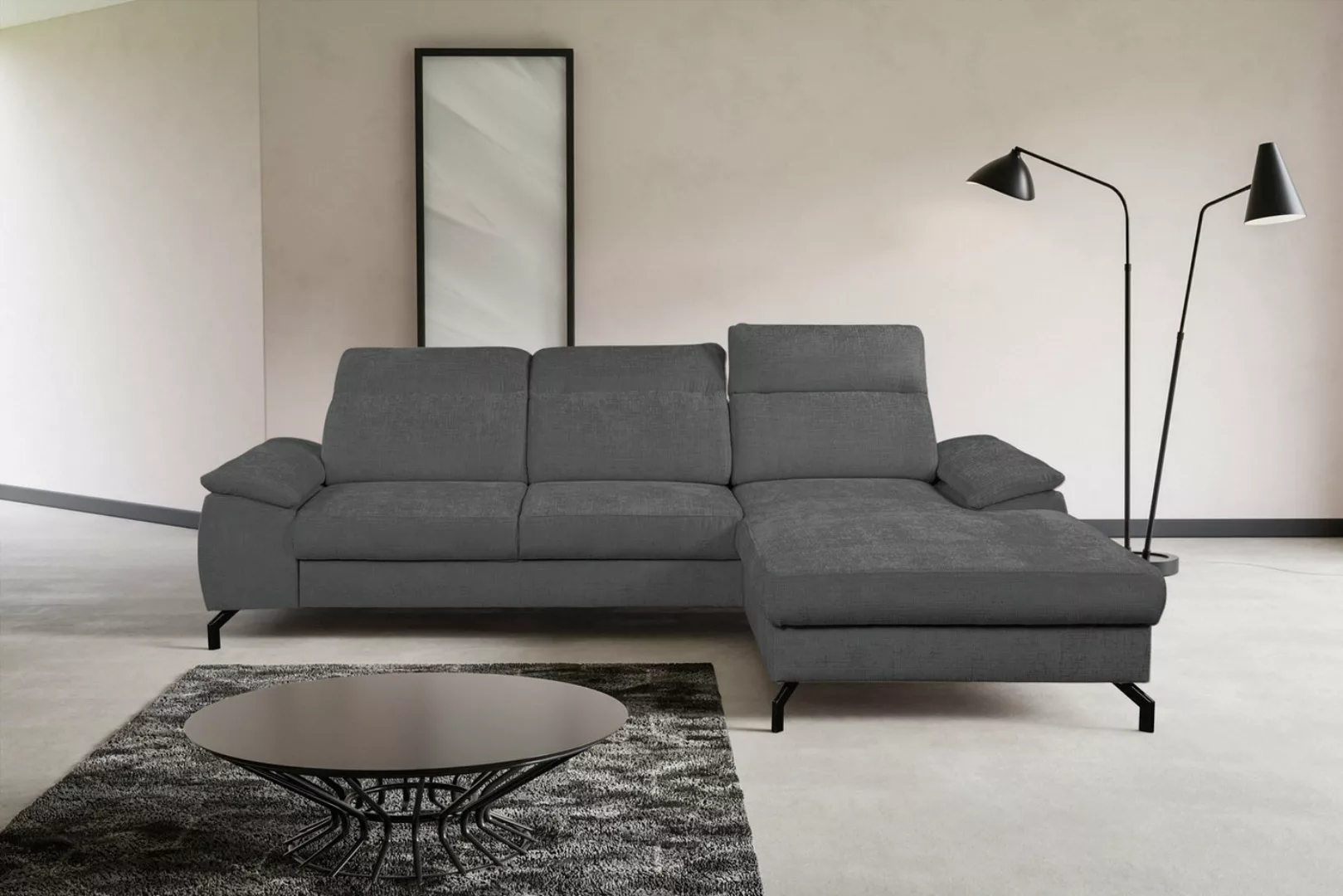 WERK2 Ecksofa Panama L-Form, Modernes Sofa mit Schlaffunktion, Bettkasten, günstig online kaufen