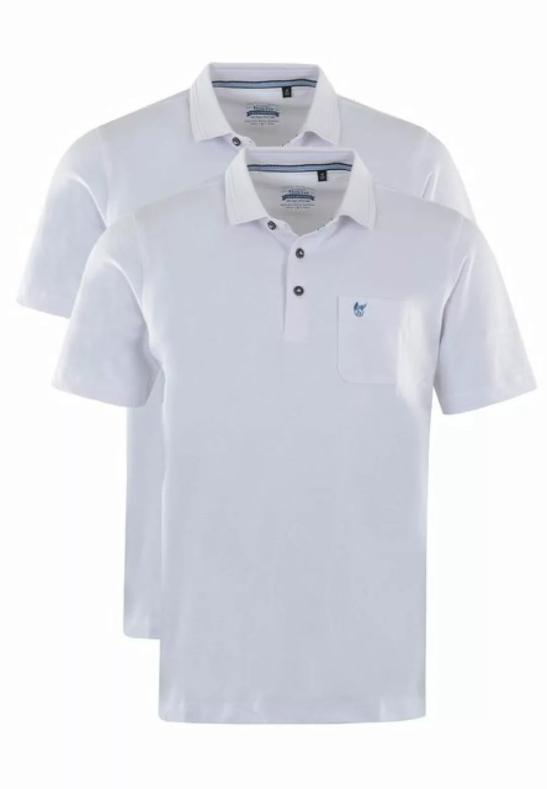 Hajo Poloshirt 2er Pack Pique (Spar-Set, 2-tlg) Poloshirt - Baumwolle - Atm günstig online kaufen