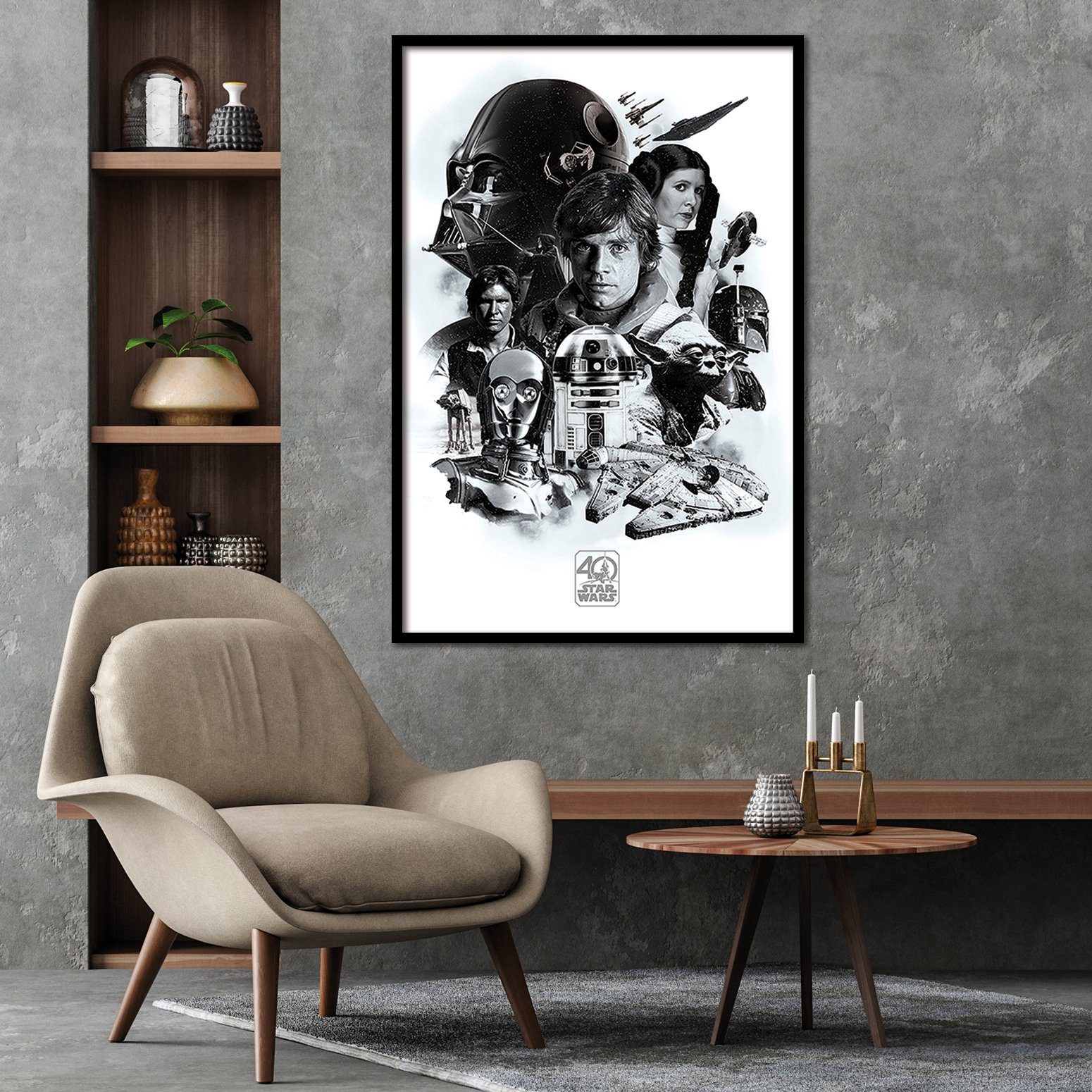 PYRAMID Poster Star Wars 40th Anniversary günstig online kaufen