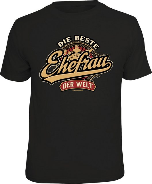 RAHMENLOS® T-Shirt für die Beste Ehefrau der Welt günstig online kaufen