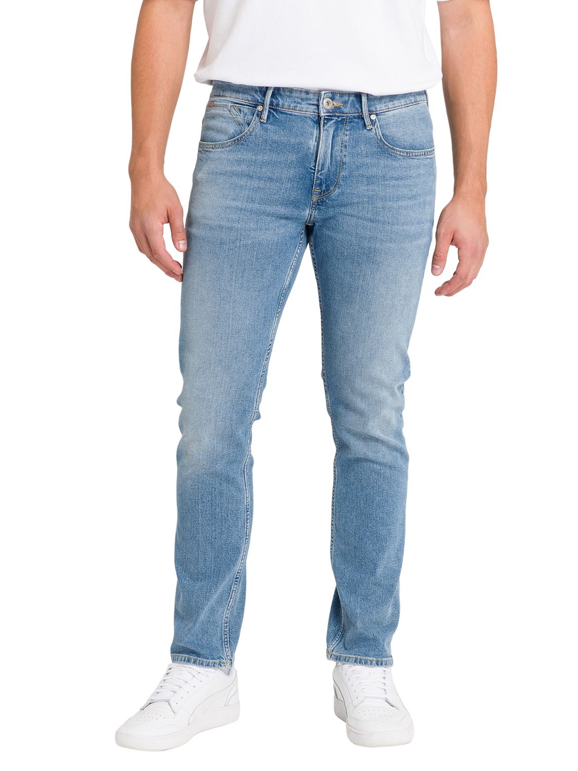 Cross Jeans Herren Jeans DYLAN - Regular Fit - Blau - Light Mid Blue günstig online kaufen