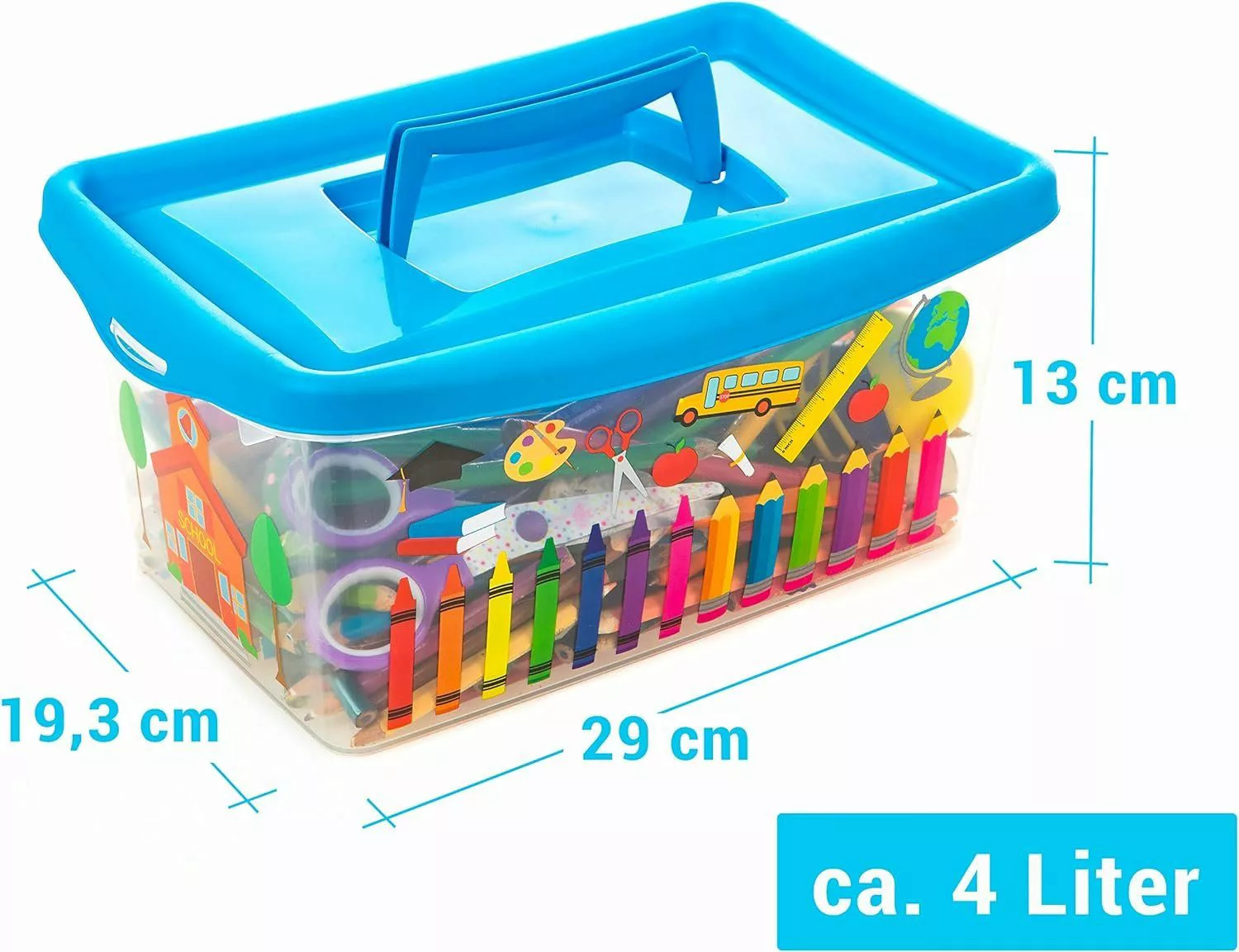 Centi Aufbewahrungsbox 3 Set. Aufbewahrungsboxen, 4l günstig online kaufen