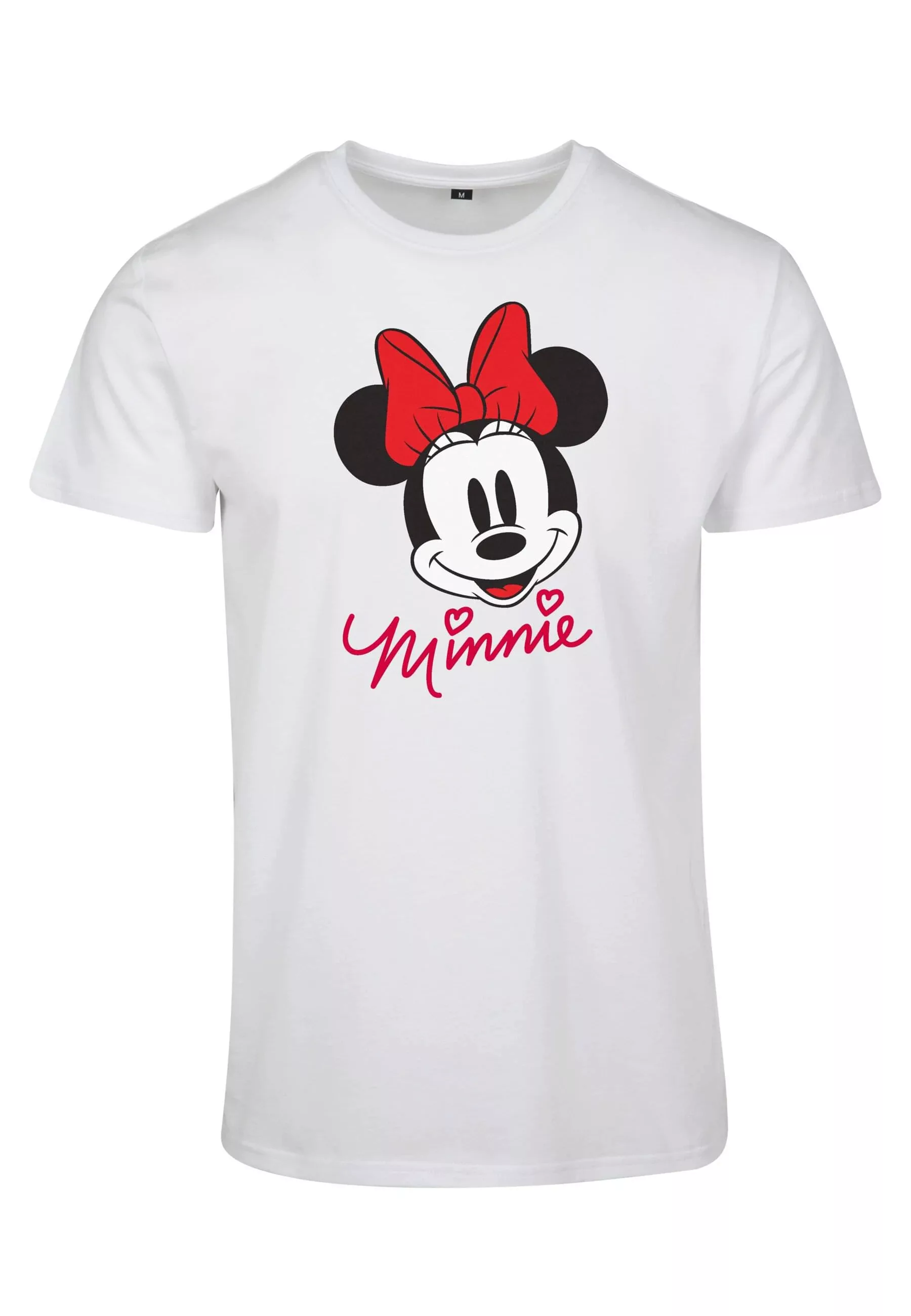 Merchcode Kurzarmshirt "Merchcode Damen Ladies Minnie Mouse Tee" günstig online kaufen