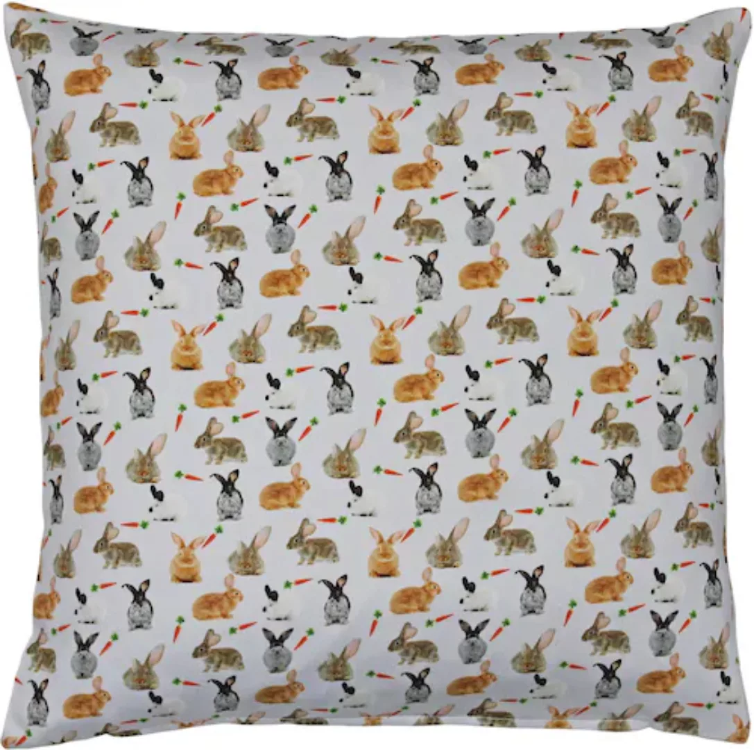 HOSSNER - HOMECOLLECTION Kissenhülle »32657 Rabbits«, (2 St.) günstig online kaufen