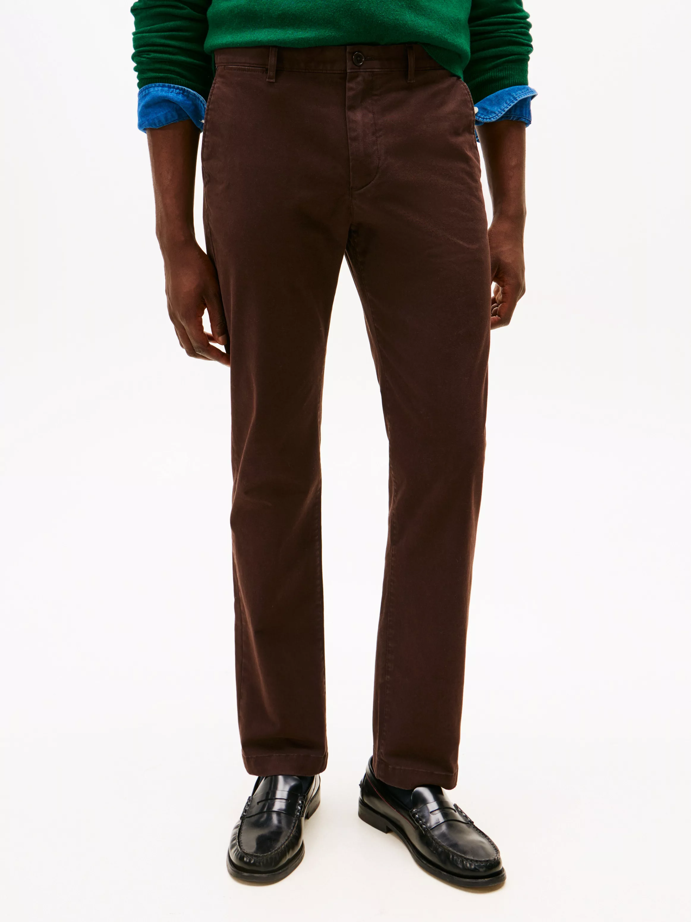 Tommy Hilfiger Chinohose "CORE DENTON ESSENTI", Gerades Bein, Schlichte Opt günstig online kaufen