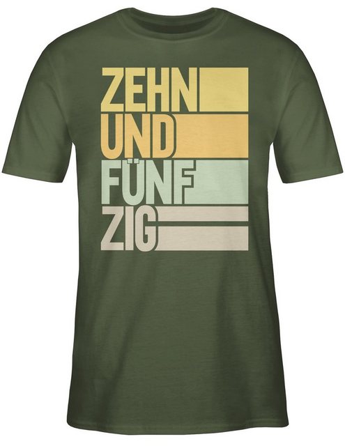 Shirtracer T-Shirt Zehnundfünfzig - 60. Geburtstag - Herren Premium T-Shirt günstig online kaufen