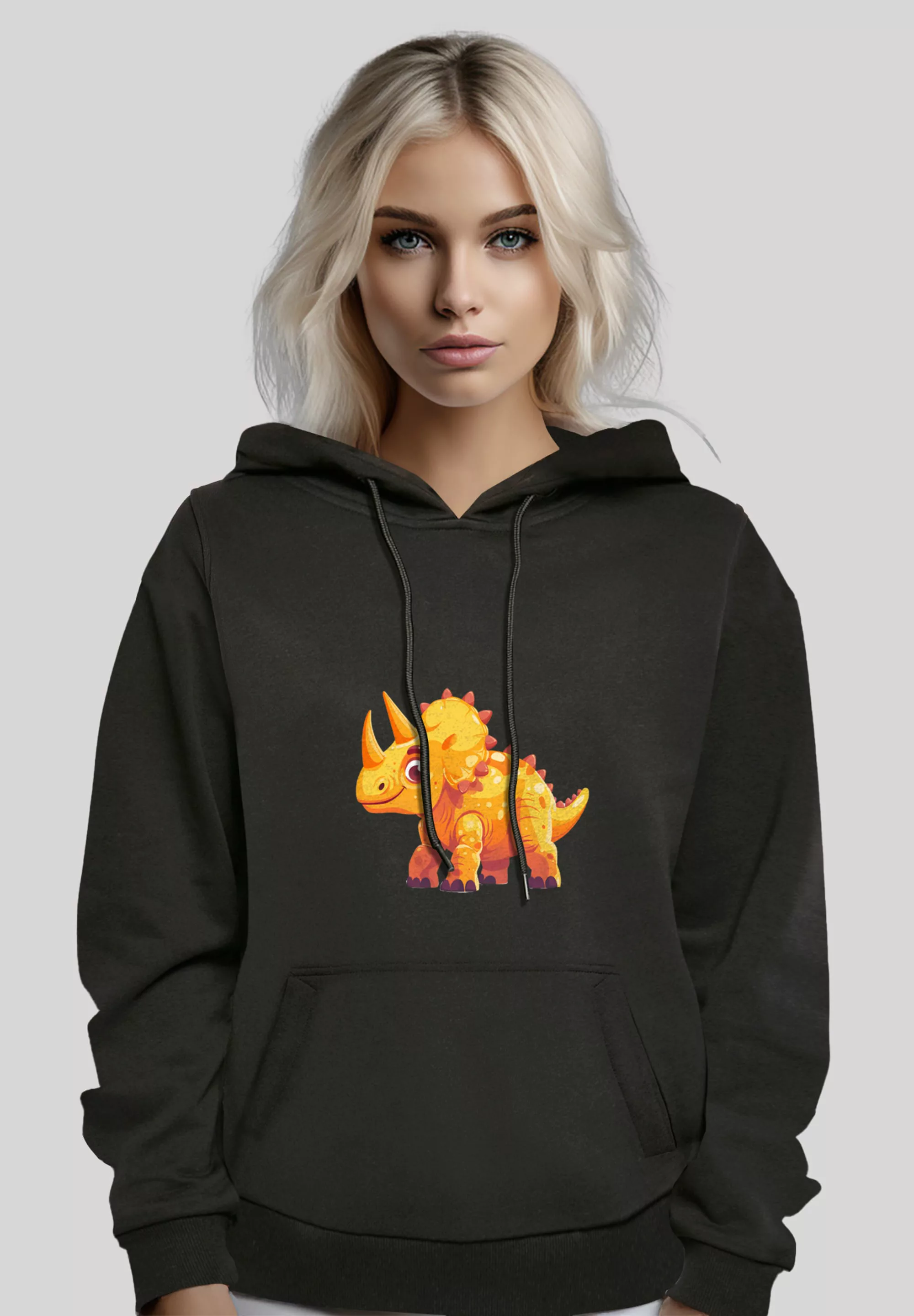 F4NT4STIC Kapuzenpullover "Süßer Triceratops Dinosaurier", Premium Qualität günstig online kaufen