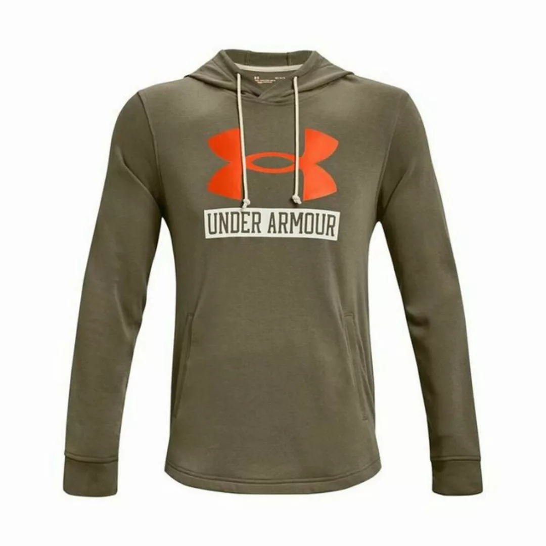 Under Armour® Sweater Herren Sweater mit Kapuze Under Armour Hoodie Khaki günstig online kaufen