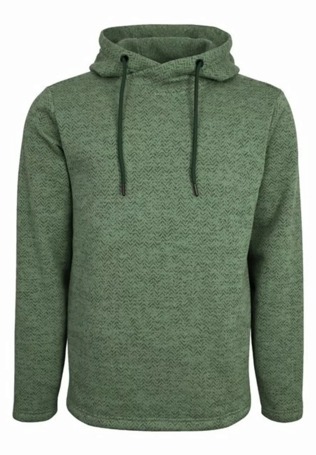 Elkline Kapuzenpullover Mars Basic Fleece Hoodie meliert wärmend mit Kapuze günstig online kaufen