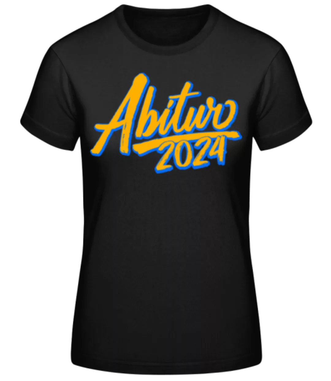 Abitur 2024 Brush · Frauen Basic T-Shirt günstig online kaufen