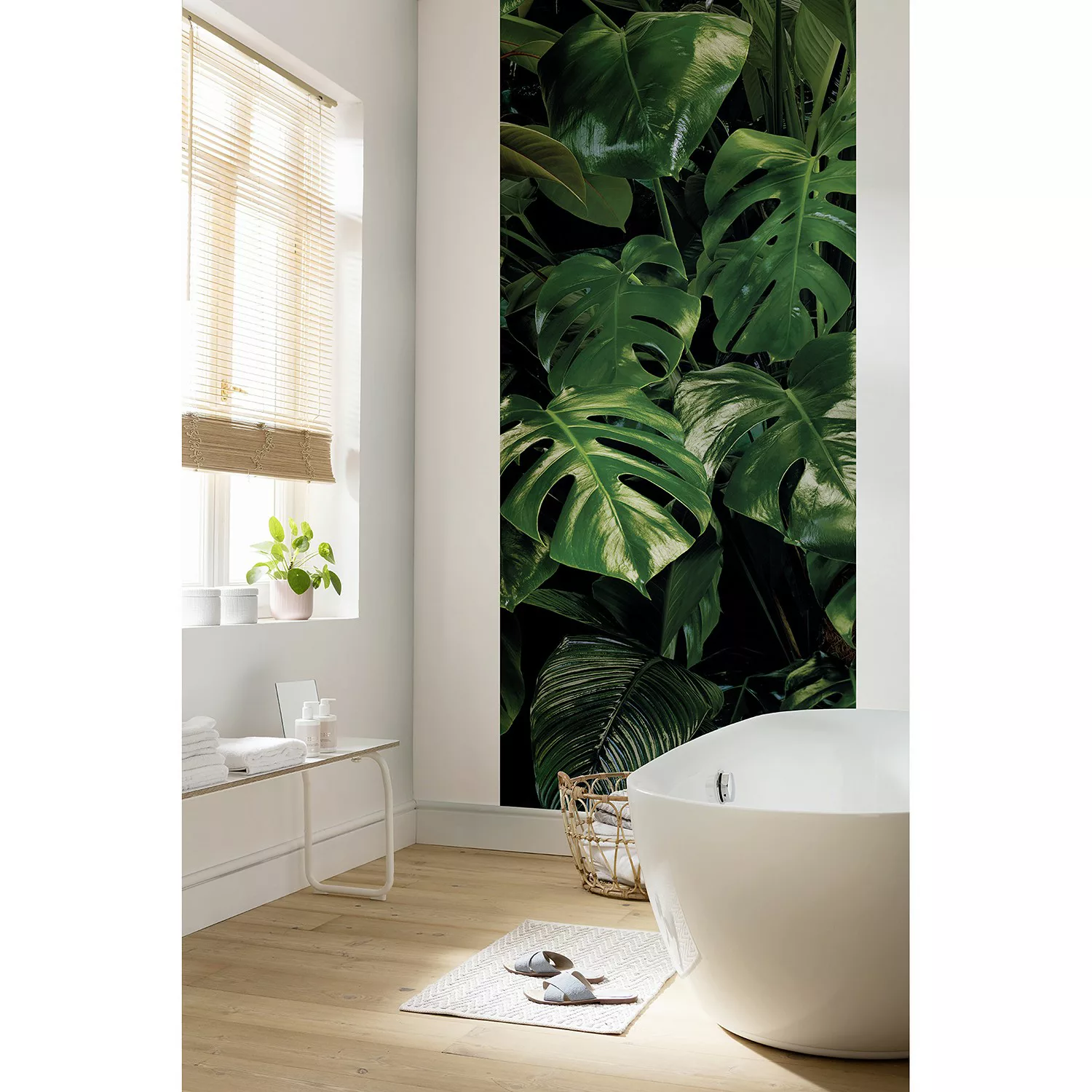 KOMAR Vlies Fototapete - Tropical Wall Panel - Größe 100 x 250 cm mehrfarbi günstig online kaufen