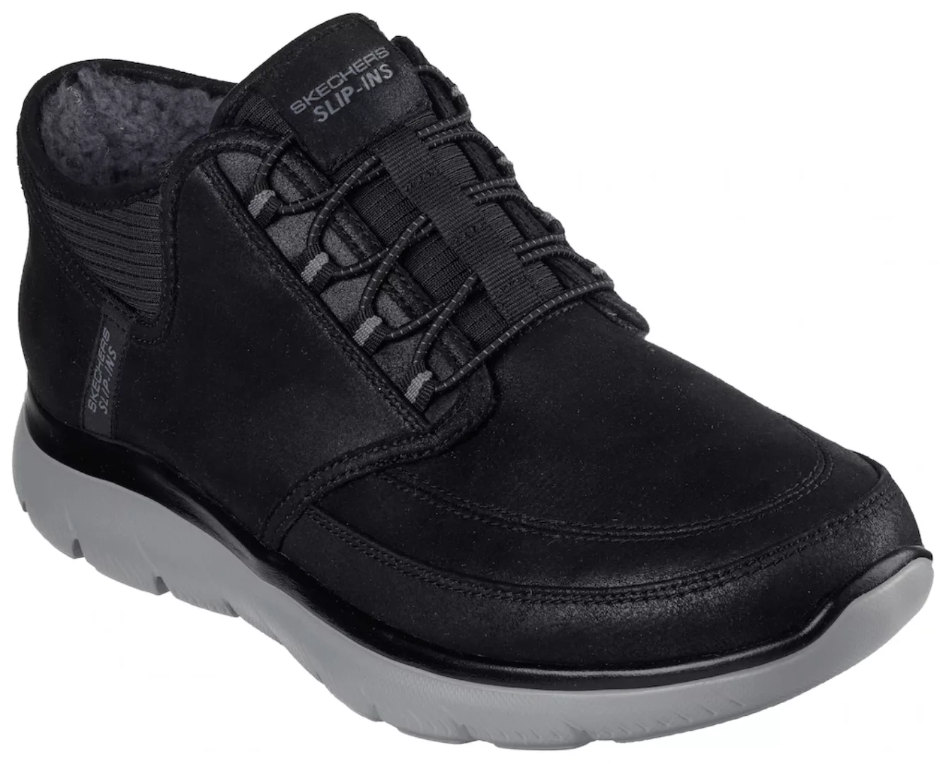 Skechers Slip-On Sneaker "SUMMITS", Schnürboots, Mid Cut Sneaker mit Hands günstig online kaufen