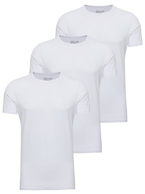 Yazubi T-Shirt 3-Pack Mythic Basic T-Shirt Crew Neck (Set) modernes Rundhal günstig online kaufen