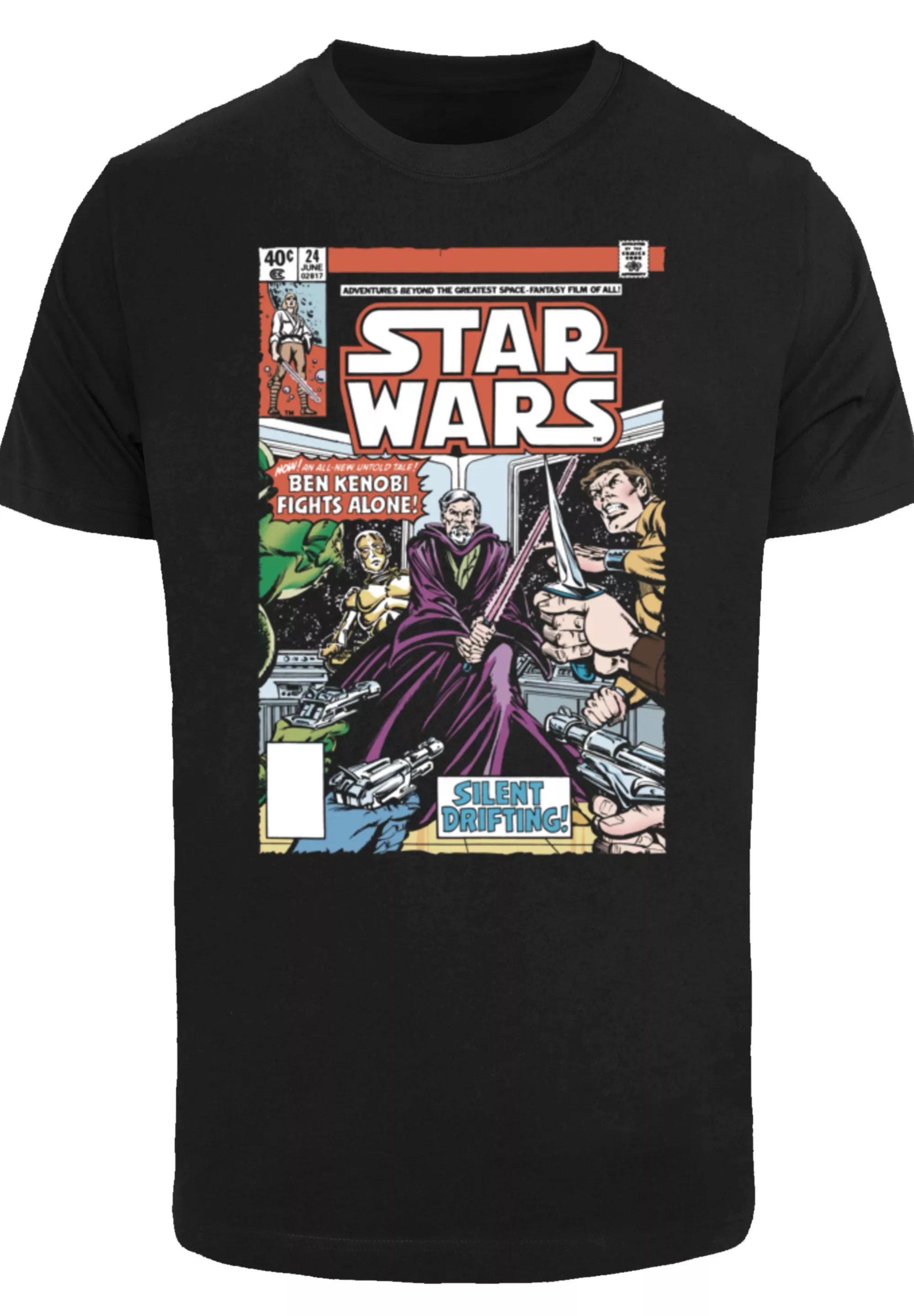 F4NT4STIC T-Shirt "Star Wars Ben Kenobi Fights Alone", Premium Qualität günstig online kaufen