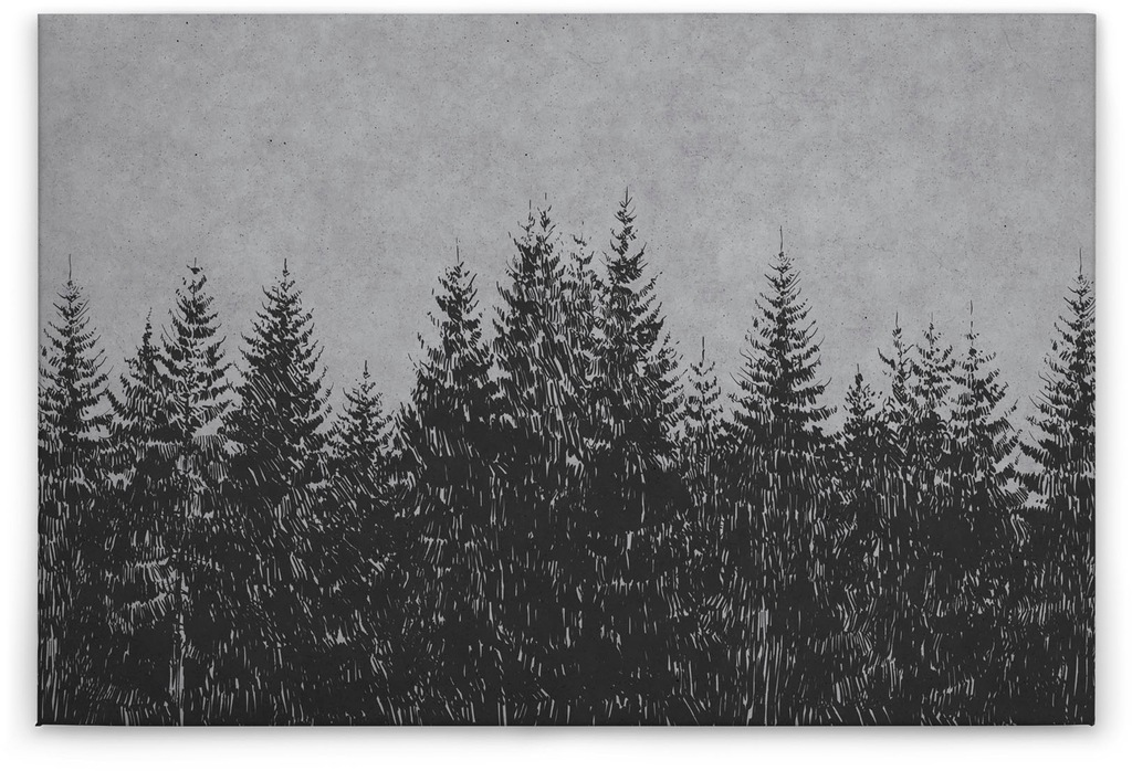 A.S. Création Leinwandbild "black forest 3", Kunst-Wald-Kinder, (1 St.), Wa günstig online kaufen