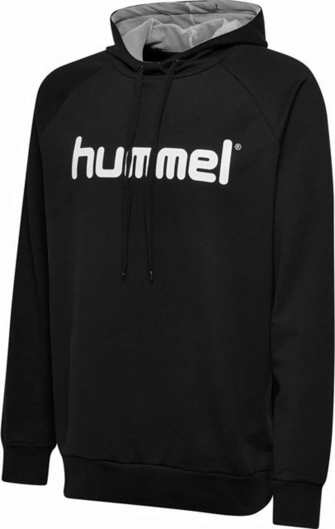 hummel Kapuzensweatshirt HMLGO COTTON LOGO HOODIE BLACK günstig online kaufen