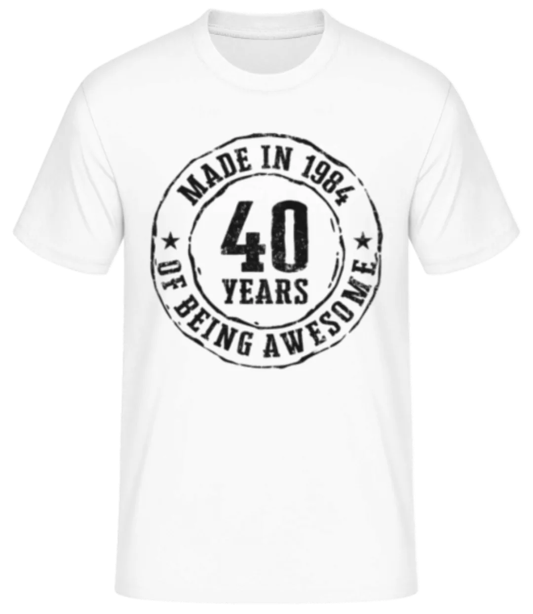 Made In 1984 · Männer Basic T-Shirt günstig online kaufen