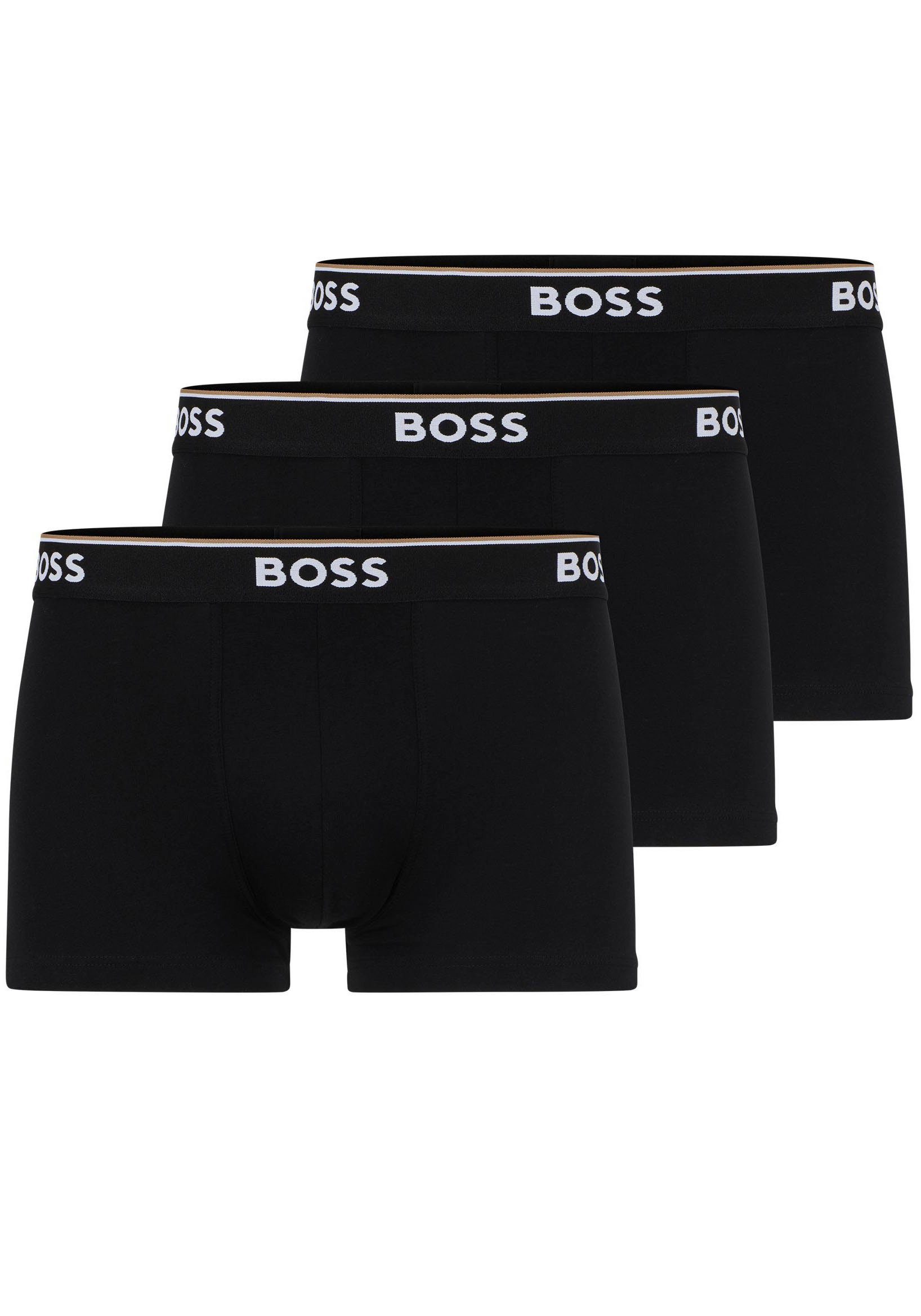 BOSS Boxer "TRUNK 3 PACK", (3 St.), BOSS Schriftzug auf dem Bund günstig online kaufen