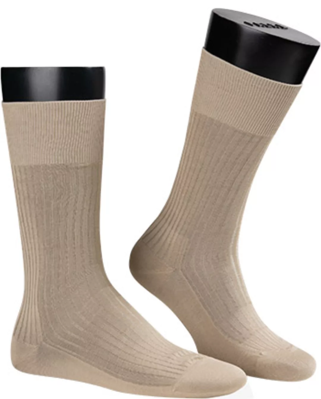 FALKE No. 10 Pure Fil d´Écosse Gentlemen Socken, Herren, 47-48, Beige, Uni, günstig online kaufen